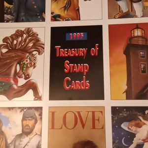 1995 Stamp Cards entire collection .
